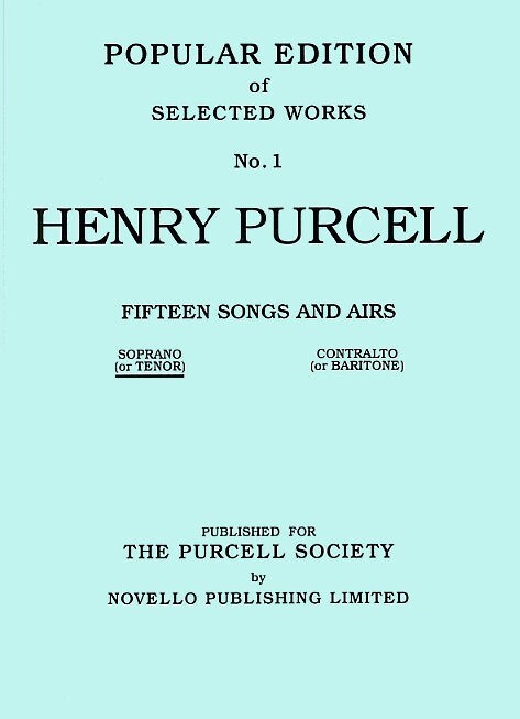 Cover: 9780853604174 | 15 Songs And Airs Set 1 (Soprano Or Tenor) | Henry Purcell | Buch + CD