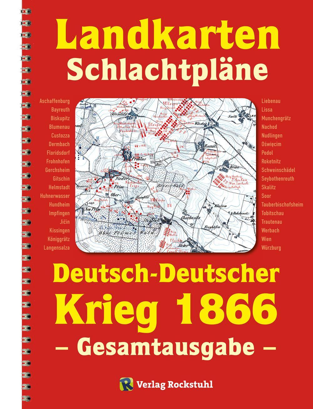 Cover: 9783959660013 | LANDKARTEN UND SCHLACHTPLÄNE zum Deutsch-Deutschen Krieg 1866 | Buch