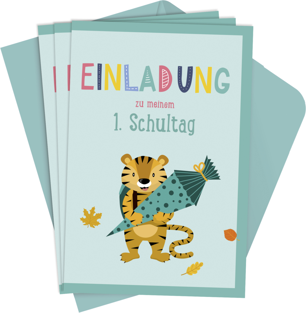 Cover: 4260308344695 | Einladung zu meinem 1. Schultag - Einladungskarten | Pattloch Verlag