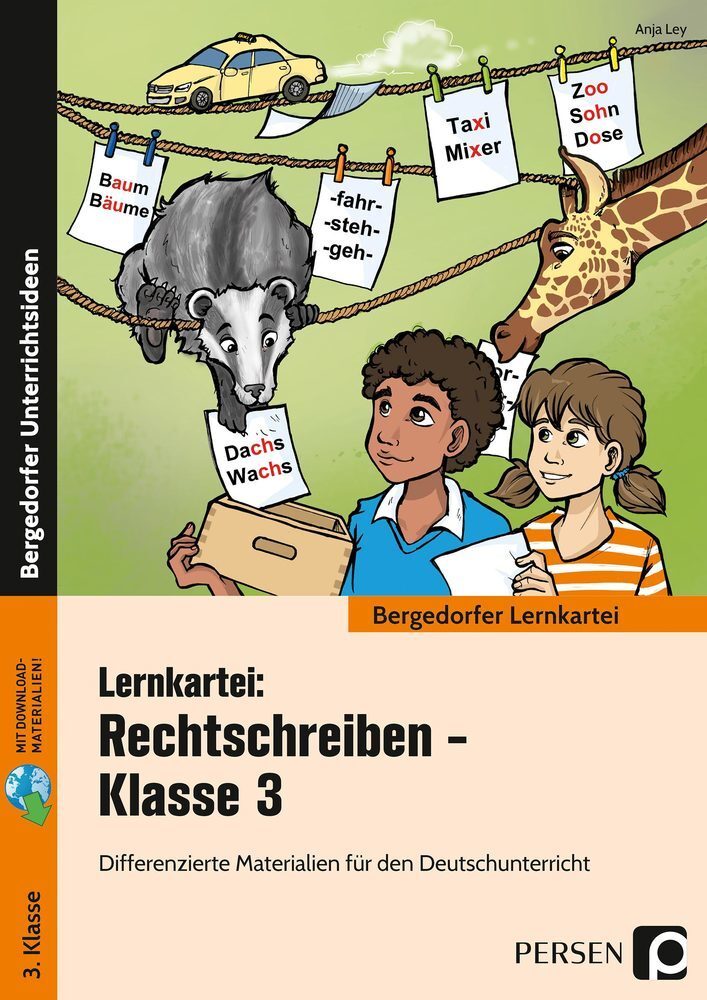 Cover: 9783403203414 | Lernkartei: Rechtschreiben - Klasse 3 | Anja Ley | Bundle | E-Bundle