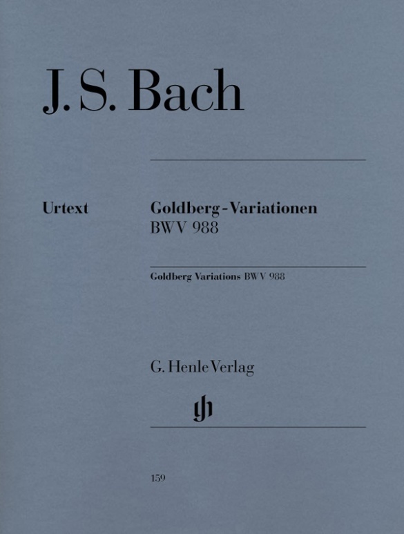 Cover: 9790201801599 | Bach, Johann Sebastian - Goldberg-Variationen BWV 988 | Steglich