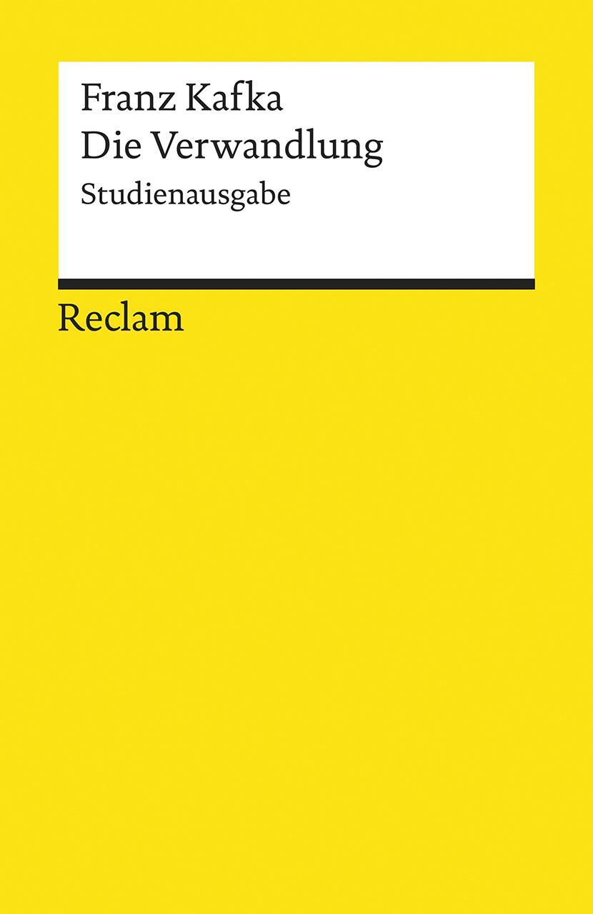 Cover: 9783150195581 | Die Verwandlung | Studienausgabe | Franz Kafka | Taschenbuch | 136 S.