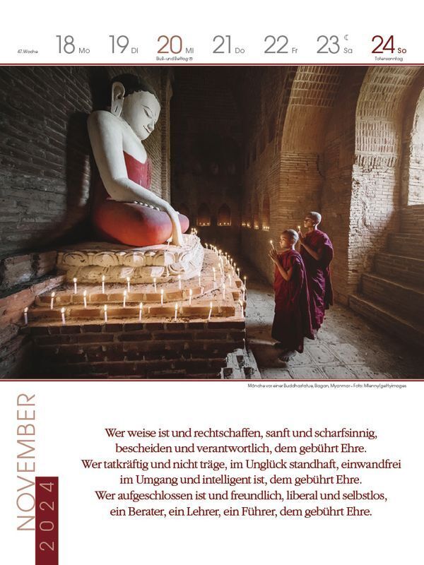 Bild: 9783731870203 | Buddhistische Weisheiten 2024 | Korsch Verlag | Kalender | 54 S.