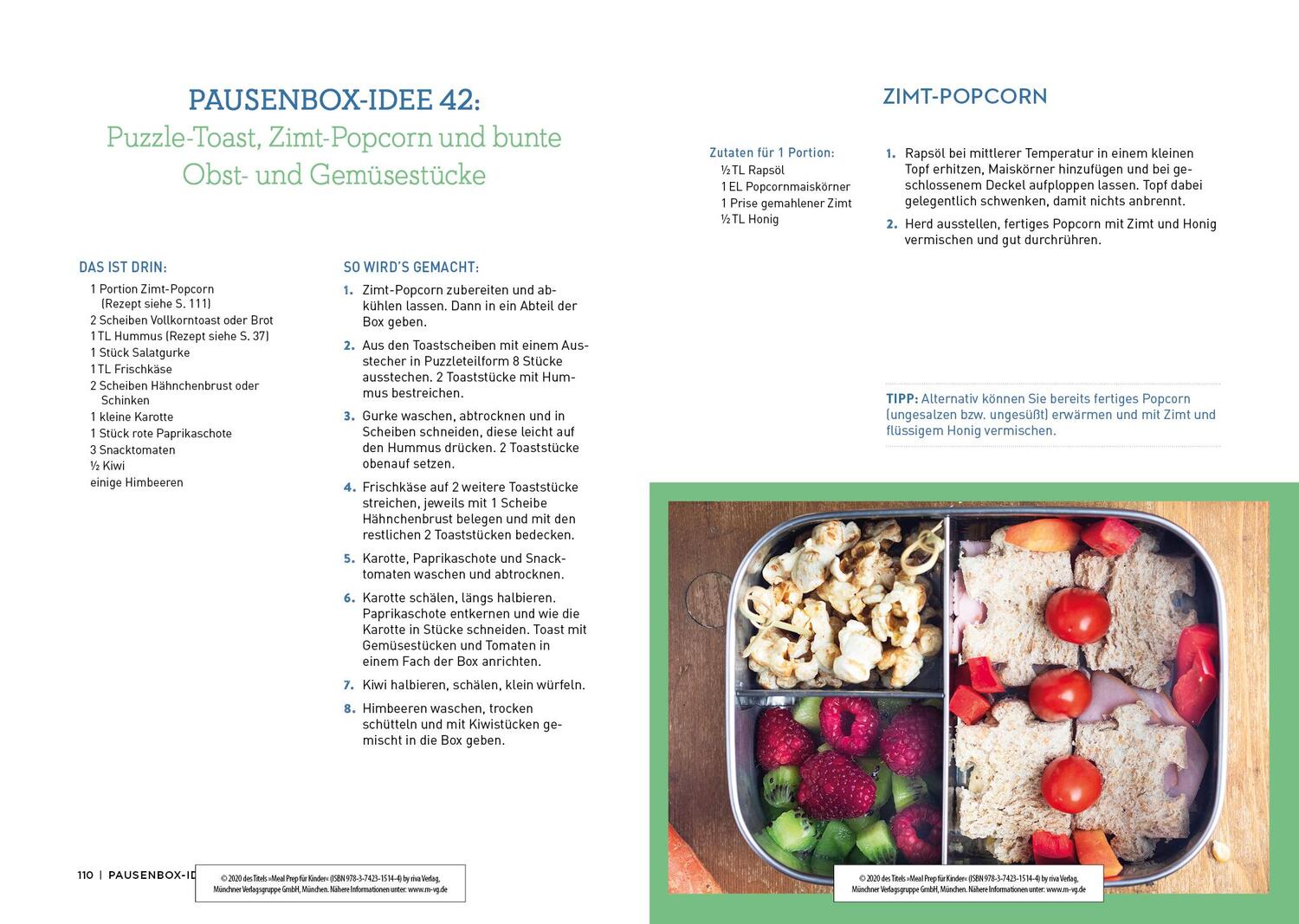 Bild: 9783742315144 | Meal Prep für Kinder | Veronika Pichl | Taschenbuch | 160 S. | Deutsch