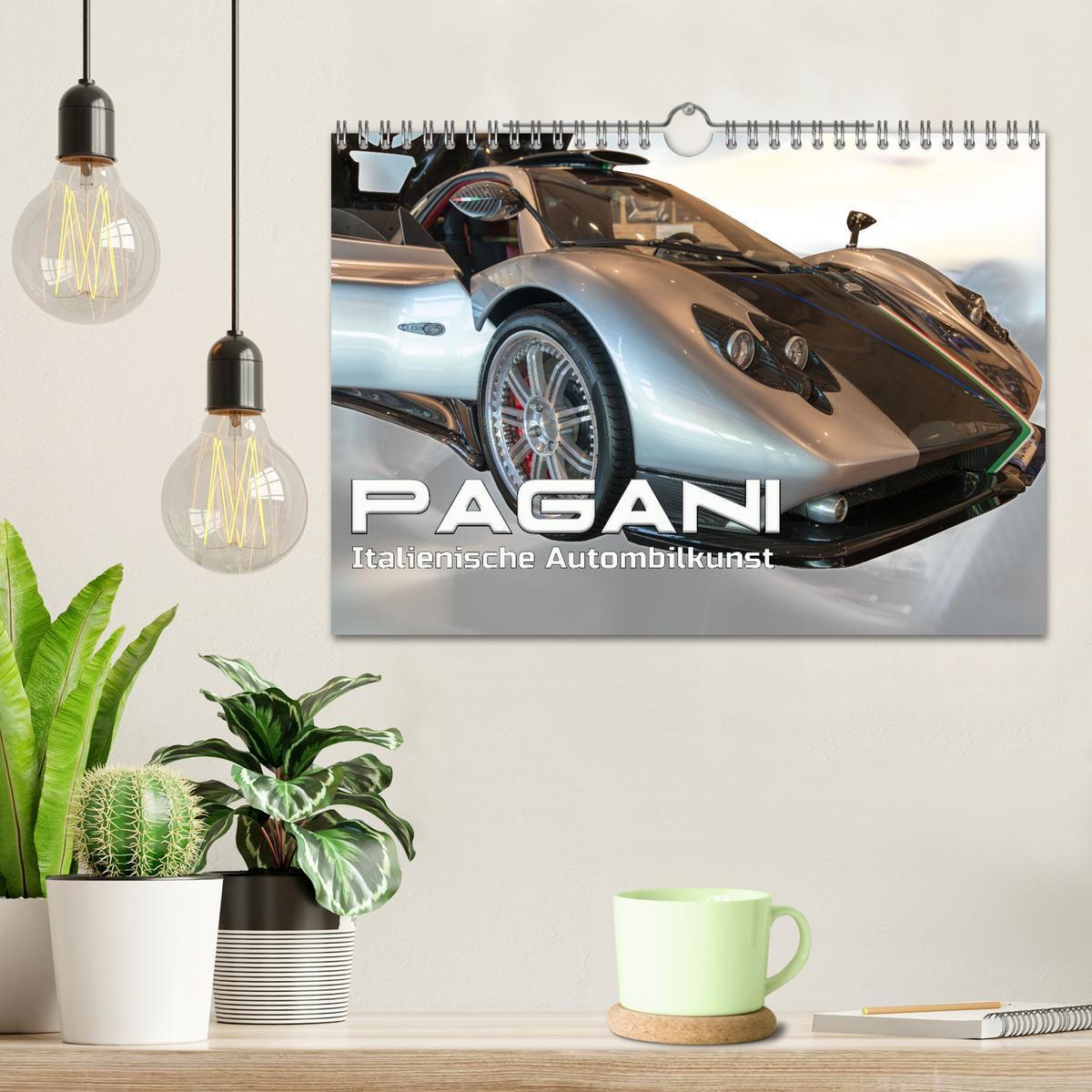 Bild: 9783383849787 | Pagani italienische Automobilkunst (Wandkalender 2025 DIN A4 quer),...