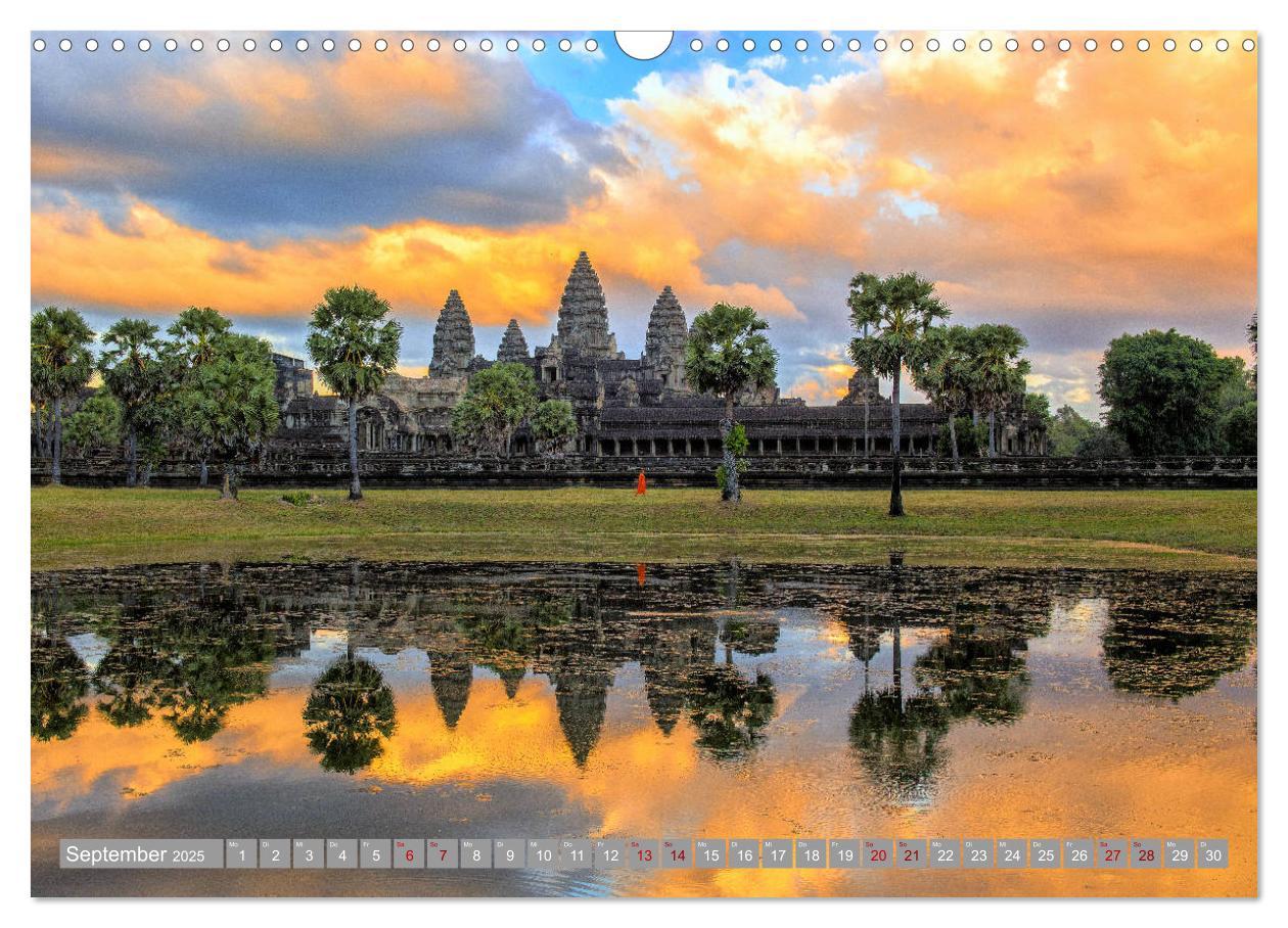 Bild: 9783435078738 | KAMBODSCHA - Im Reich der Khmer (Wandkalender 2025 DIN A3 quer),...