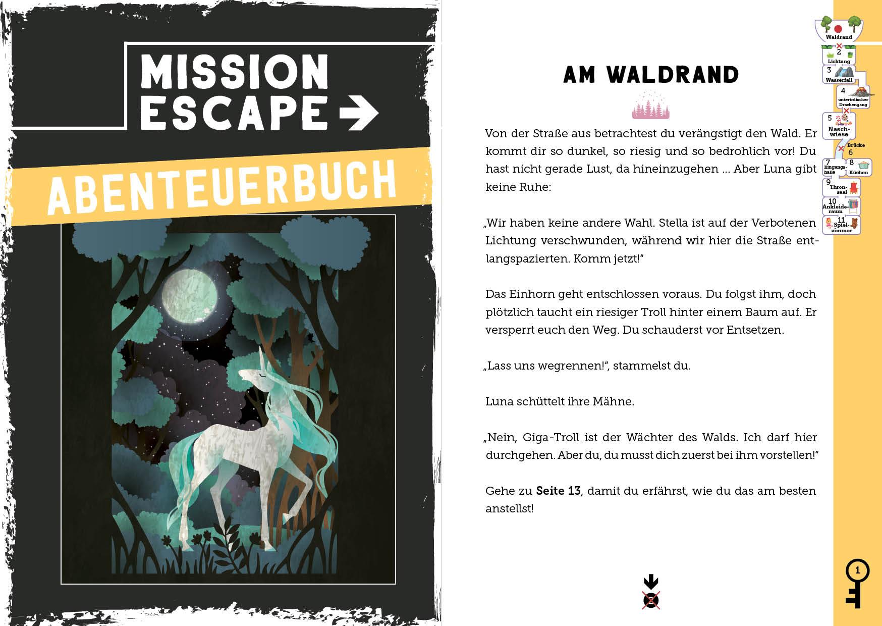 Bild: 9783745901160 | Mission Escape - Gefangen im Zauberwald | Natacha Godeau | Taschenbuch