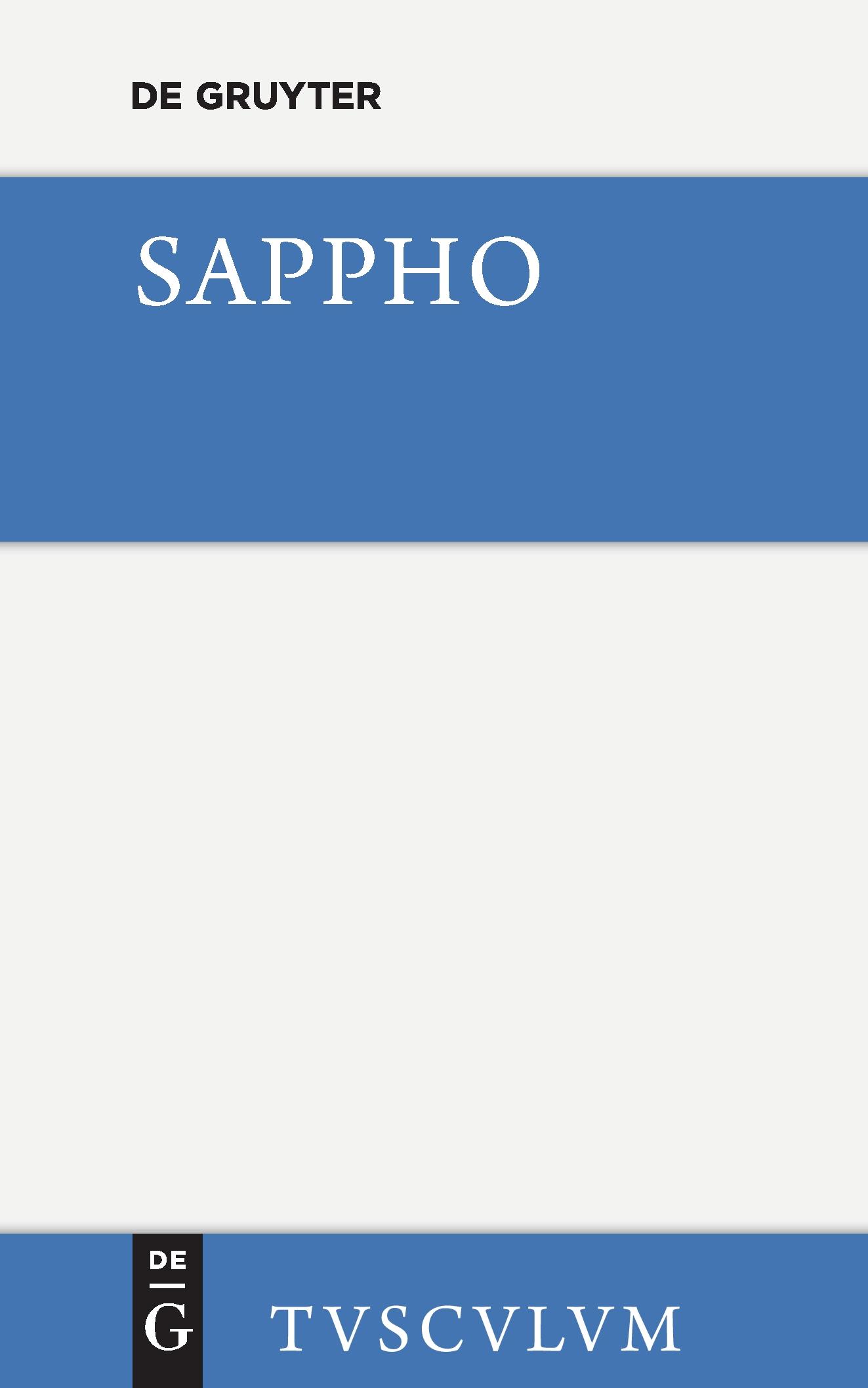 Cover: 9783110355499 | Sappho | Sappho | Buch | 71 S. | Deutsch | 2014 | De Gruyter