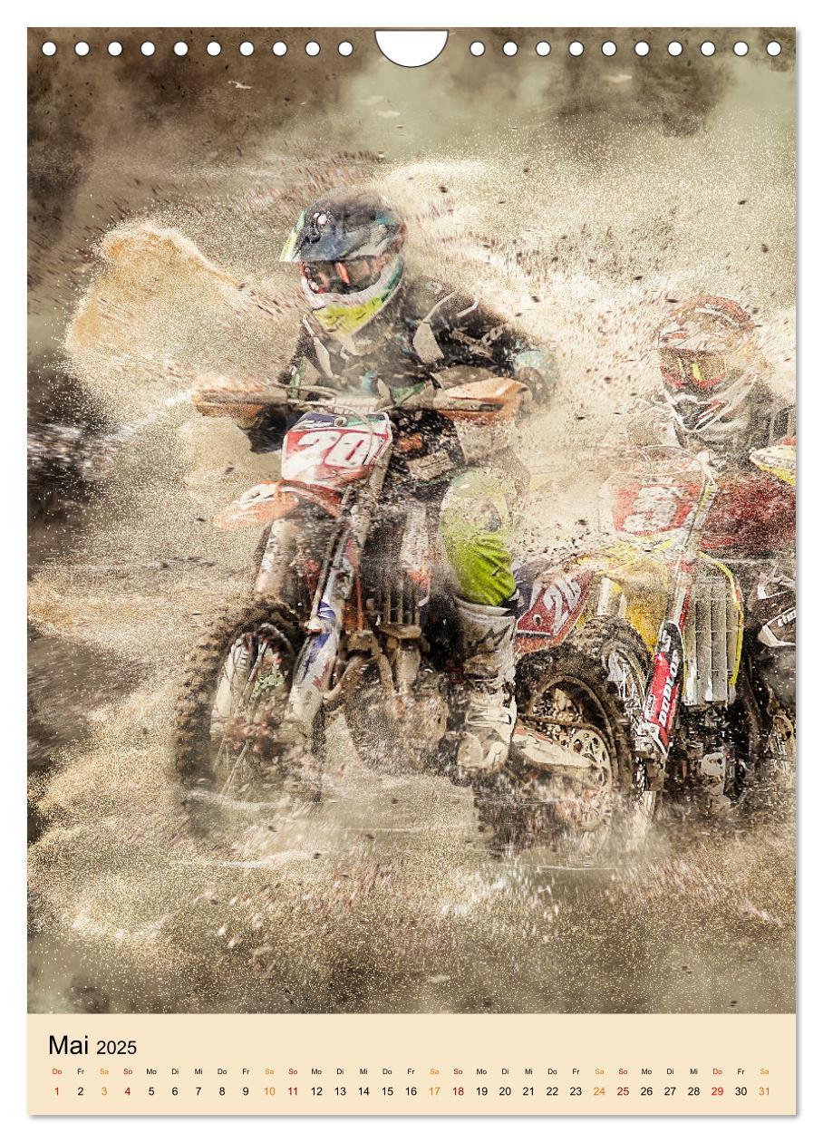 Bild: 9783435891276 | Motocross - Sport der Extreme (Wandkalender 2025 DIN A4 hoch),...