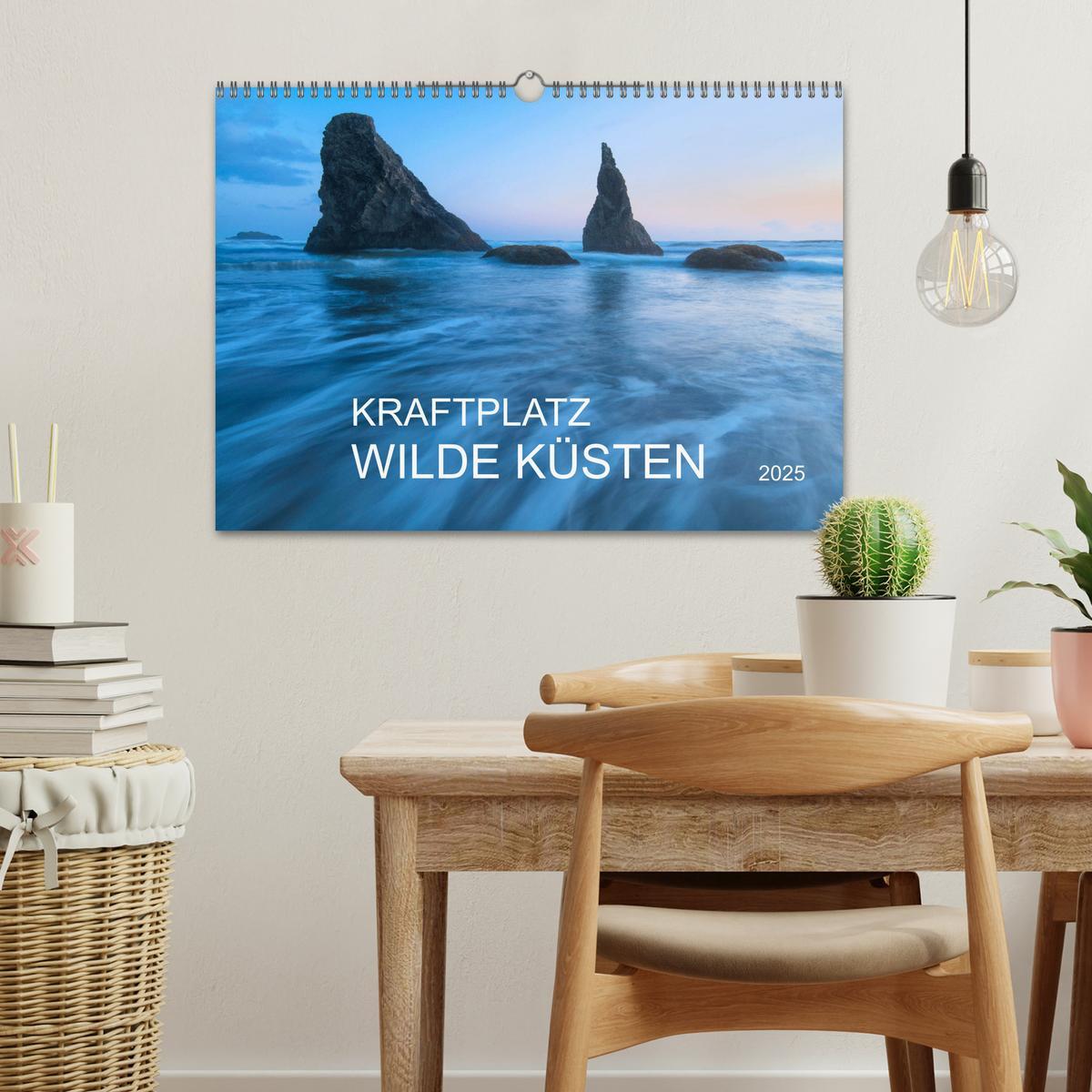 Bild: 9783457179314 | Kraftplatz Wilde Küsten (Wandkalender 2025 DIN A3 quer), CALVENDO...