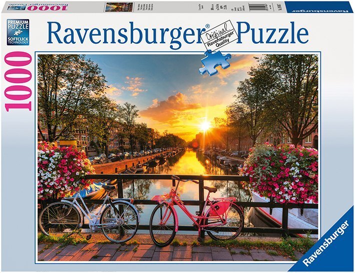 Cover: 4005556196067 | Ravensburger Puzzle 1000 Teile Fahrräder in Amsterdam -...