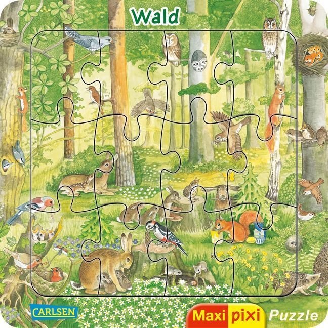 Cover: 4043726550431 | Maxi Pixi: Maxi-Pixi-Puzzle: Wald | Christine Henkel | Spiel | Deutsch