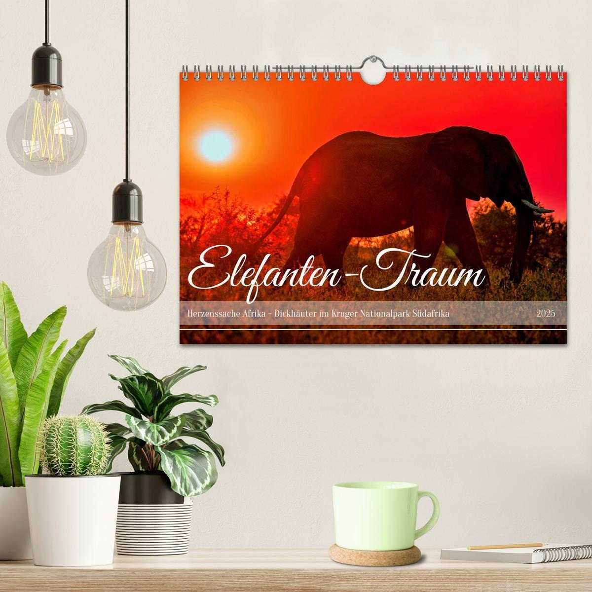 Bild: 9783435066124 | Elefanten-Traum - Herzenssache Afrika (Wandkalender 2025 DIN A4...