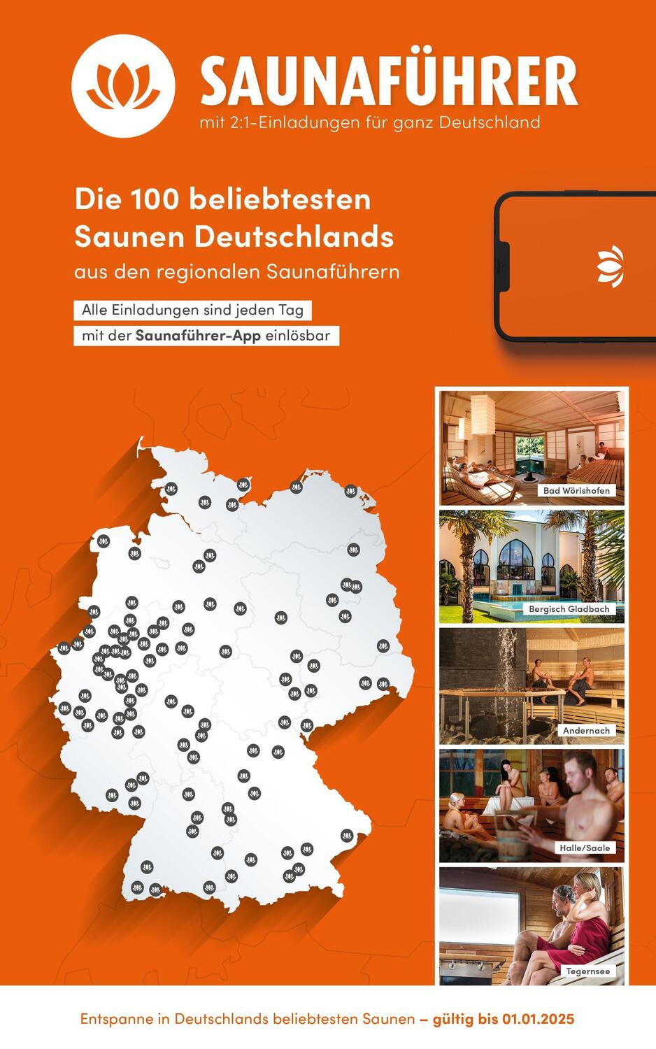 Cover: 9783866968349 | Best of Saunaführer - Die 100 beliebtesten Saunen Deutschlands | Wiege