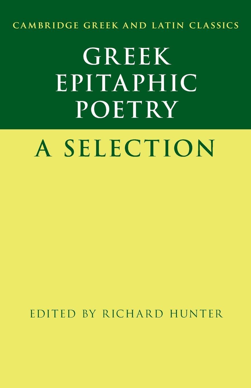 Cover: 9781108926041 | Greek Epitaphic Poetry | Richard Hunter | Taschenbuch | Paperback