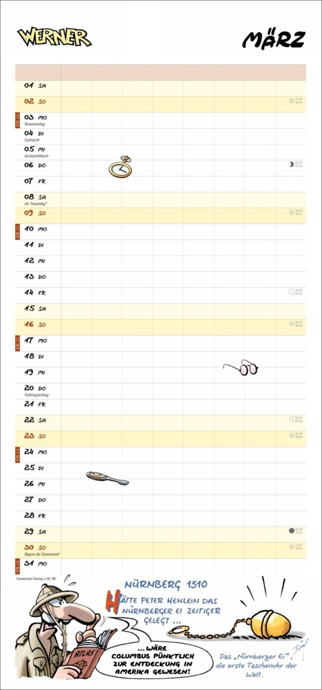 Bild: 9783756405824 | Werner Werkstattplaner 2025 | Rötger Feldmann | Kalender | 14 S.