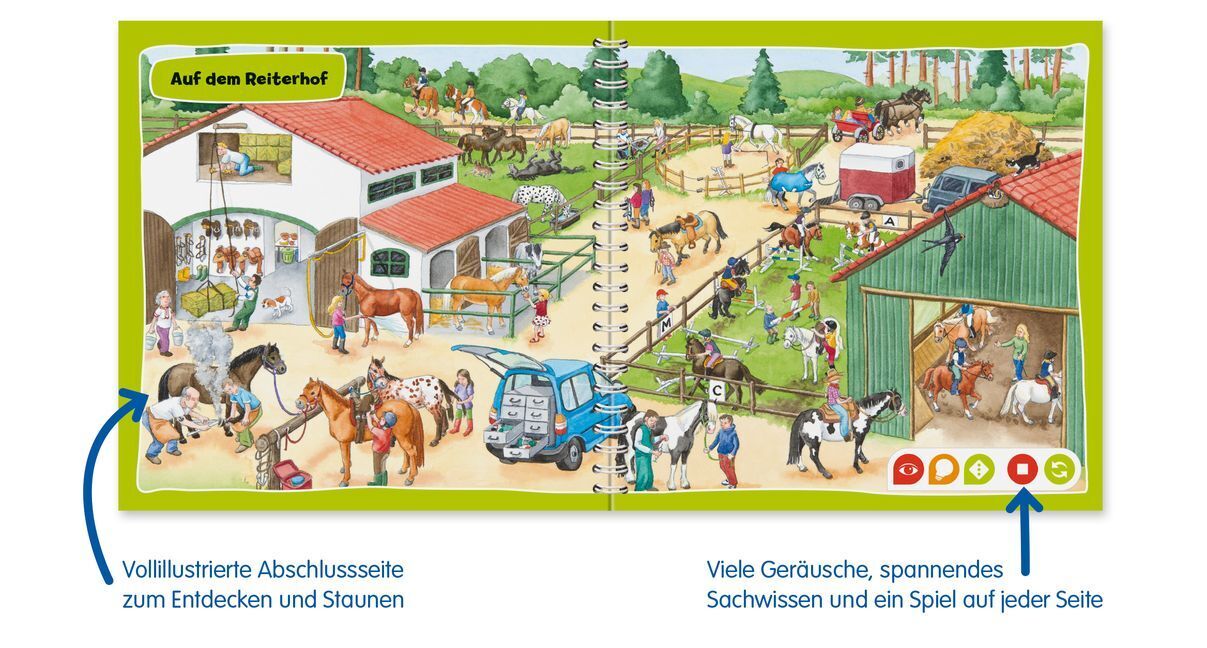 Bild: 9783473554089 | tiptoi® Pferde und Ponys; . | Yvonne Follert | Taschenbuch | 16 S.