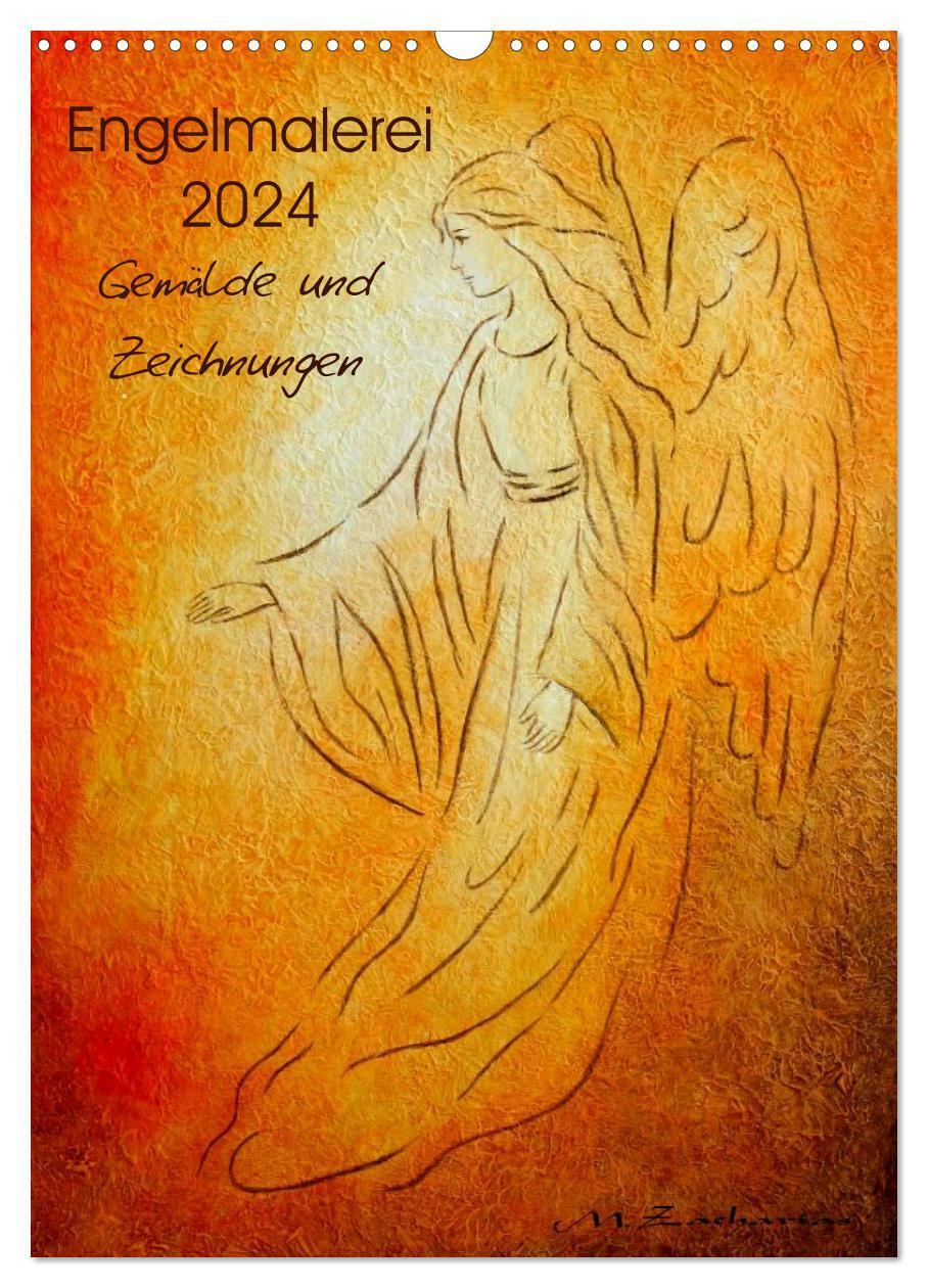 Cover: 9783383379673 | Engelmalerei 2024 Gemälde und Zeichnungen (Wandkalender 2024 DIN A3...