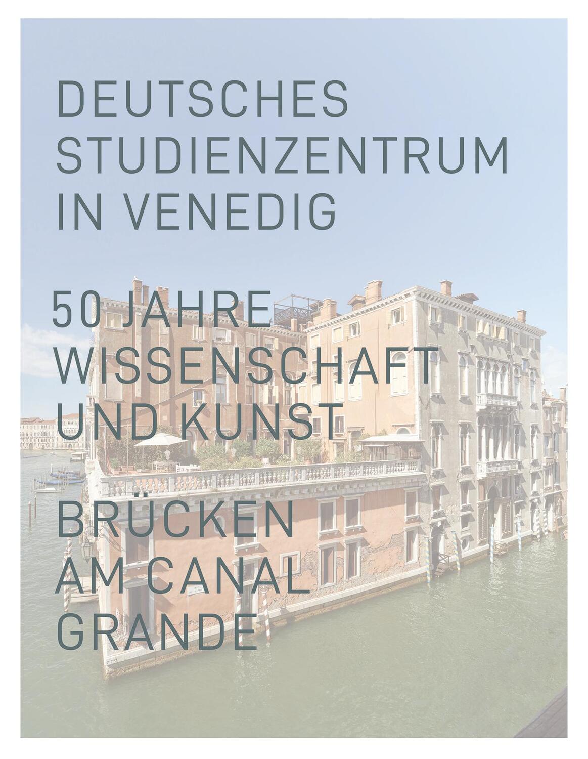 Cover: 9783795437749 | Deutsches Studienzentrum in Venedig | Helen Geyer (u. a.) | Buch