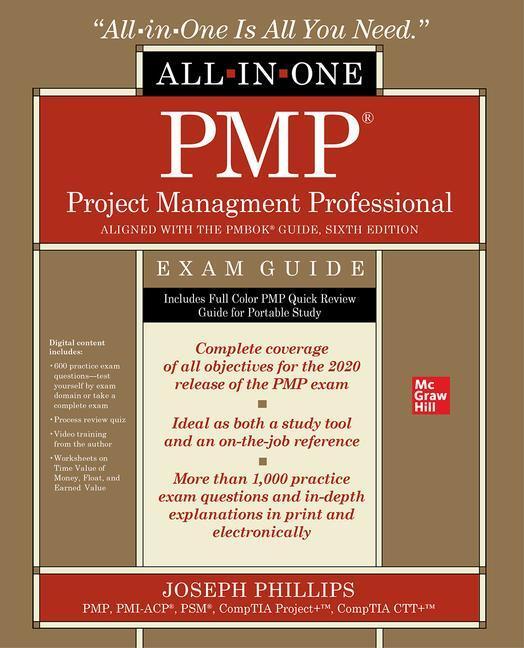 Cover: 9781260467475 | Pmp Project Management Professional All-In-One Exam Guide | Phillips