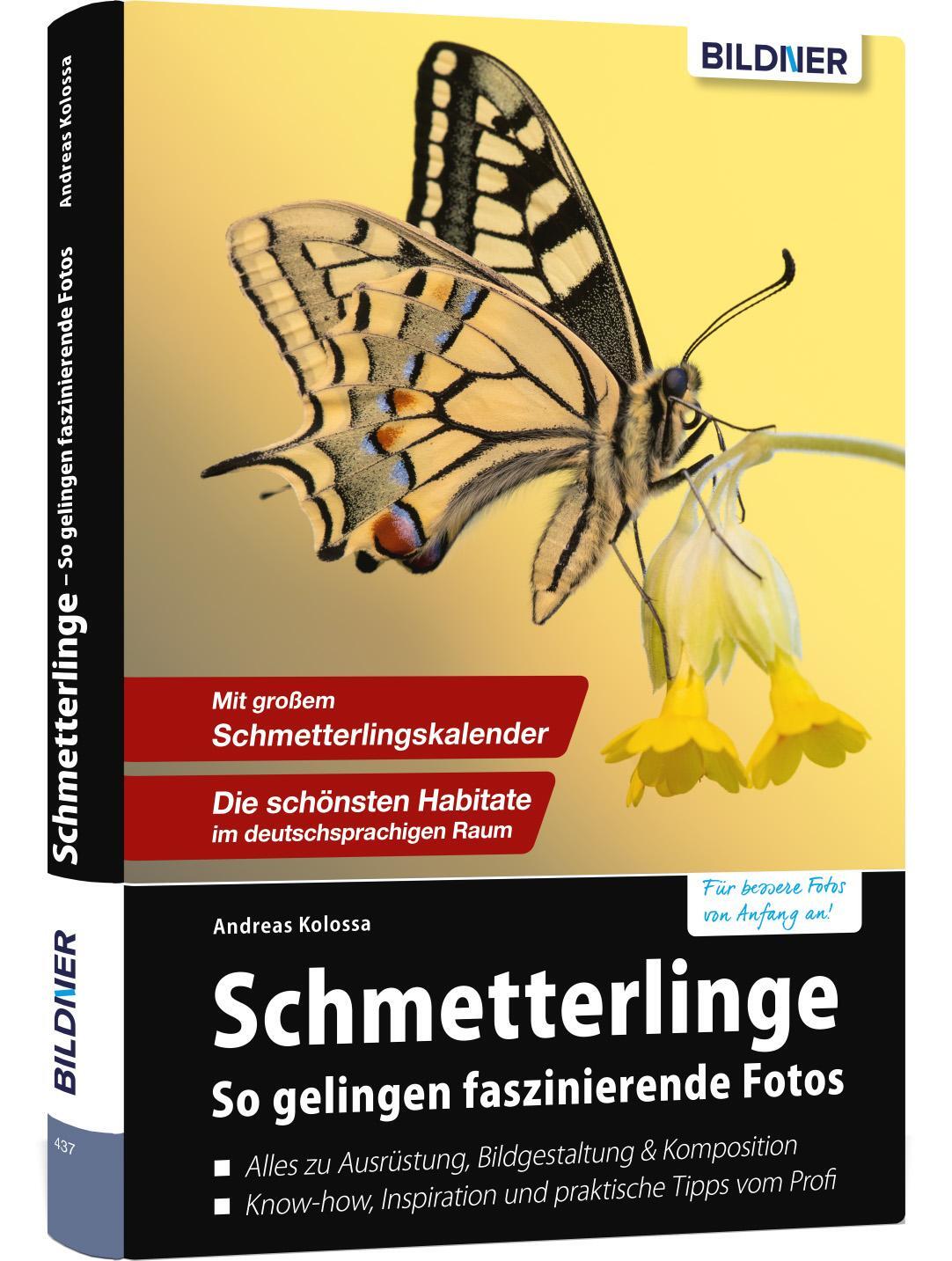 Cover: 9783832804138 | Schmetterlinge - so gelingen faszinierende Fotos | Andreas Kolossa