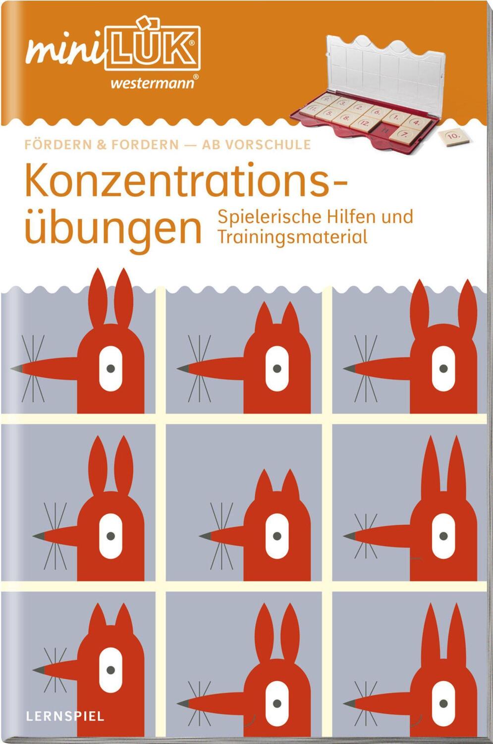 Cover: 9783072403115 | miniLÜK. Fördern & Fordern: Konzentrationsübungen. Vorschule/1./2....