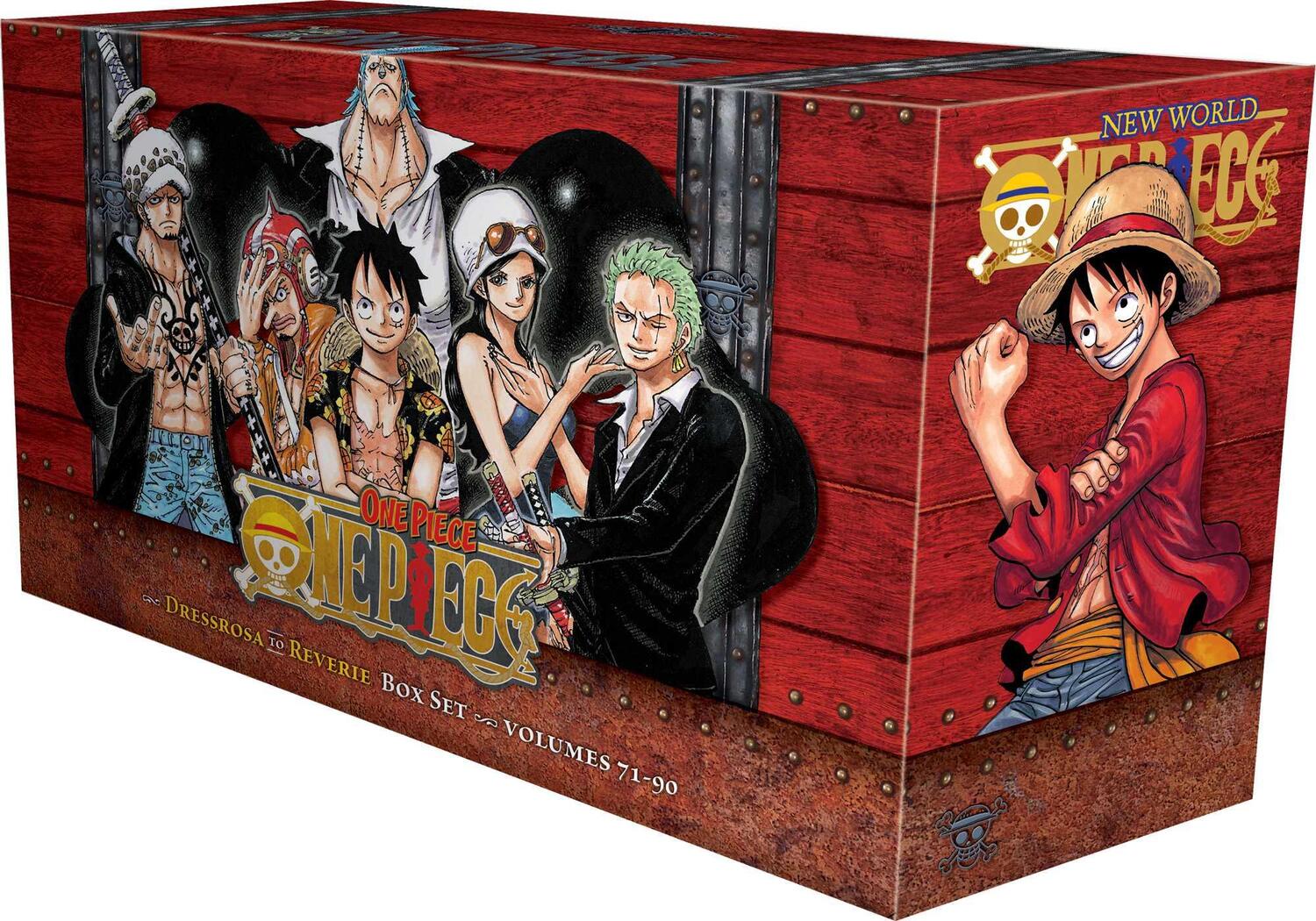 Cover: 9781974725960 | One Piece Box Set 4: Dressrosa to Reverie | Volumes 71-90 with Premium