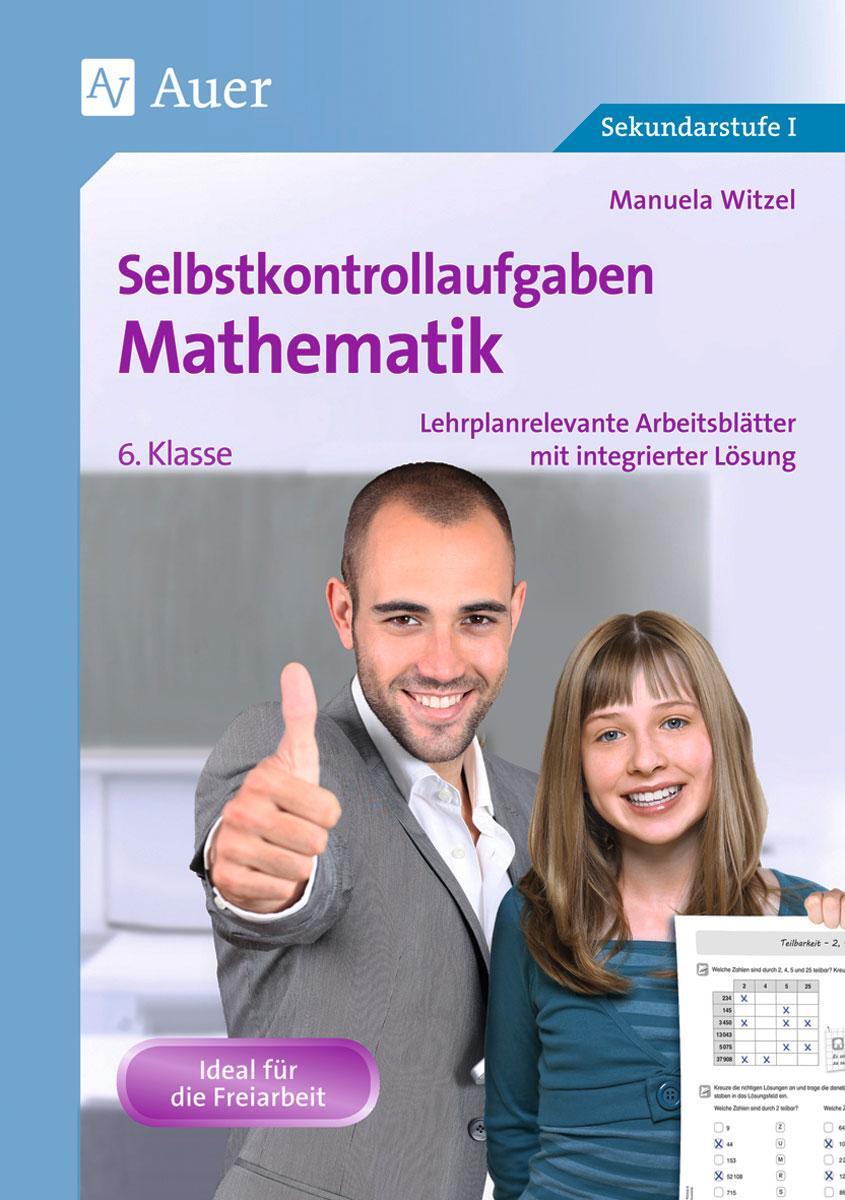 Cover: 9783403071570 | Selbstkontrollaufgaben Mathematik Klasse 6 | Manuela Heinz | Broschüre