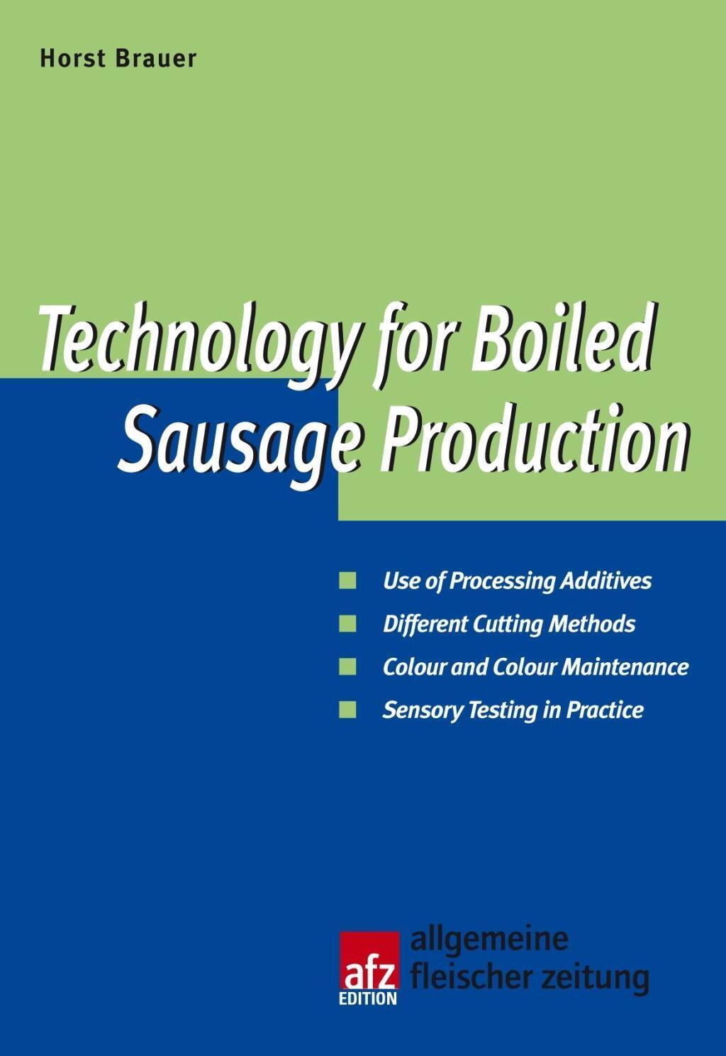 Cover: 9783866412170 | Technology for Boiled Sausage Production | SK826 | Hors Brauer | Buch
