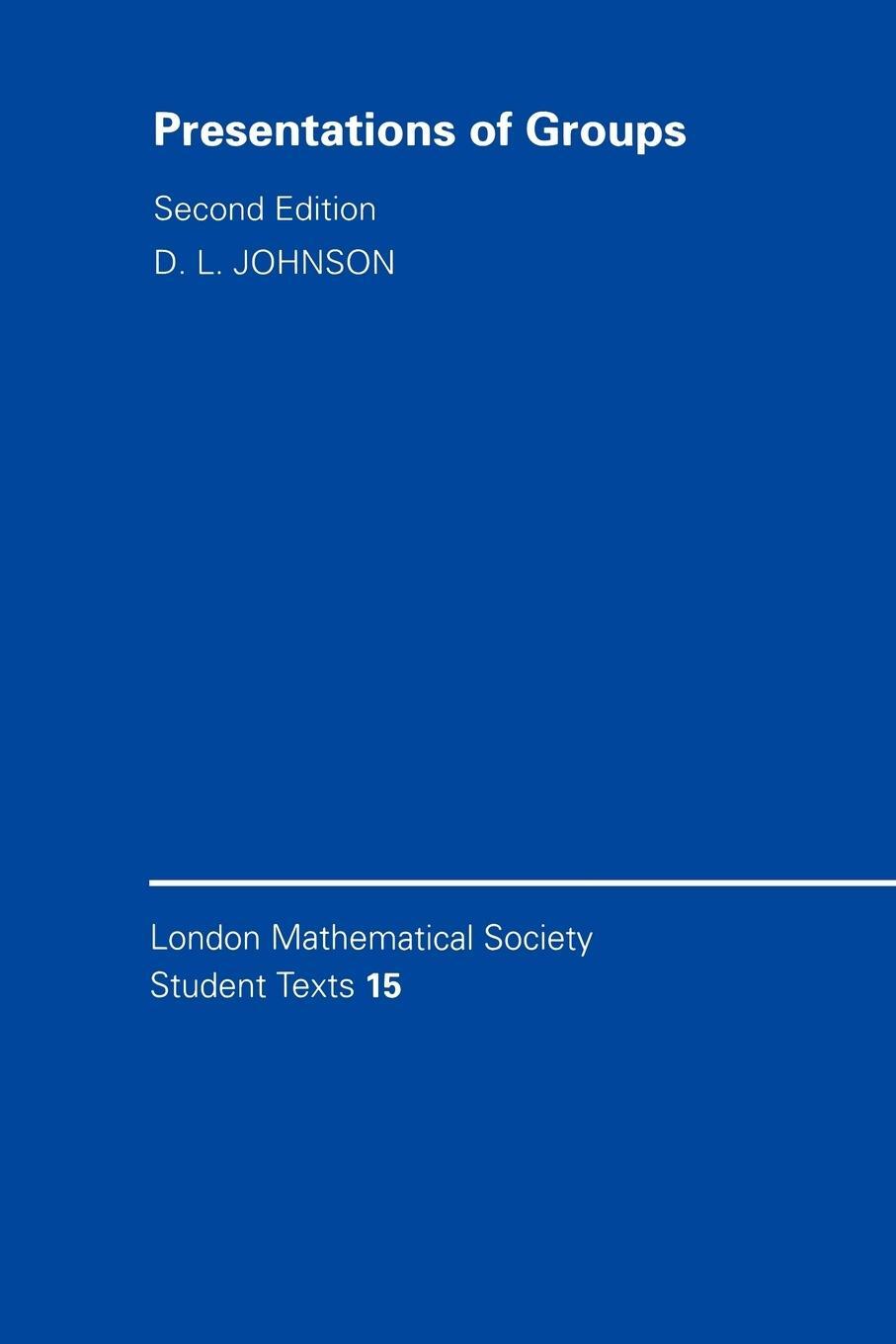 Cover: 9780521585422 | Presentations of Groups | D. L. Johnson | Taschenbuch | Paperback