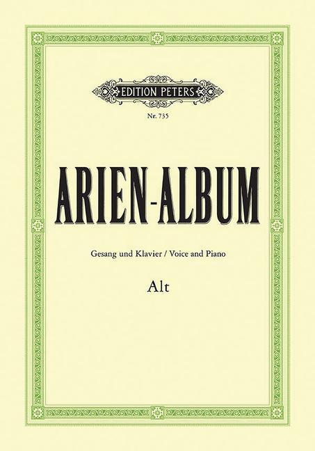 Cover: 9790014004842 | Arien-Album - Berühmte Arien für Alt | mit Klavierbegleitung | Buch