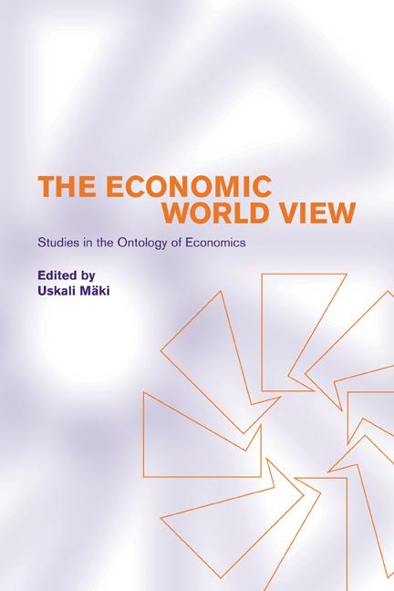 Cover: 9780521000208 | The Economic World View | Studies in the Ontology of Economics | Buch