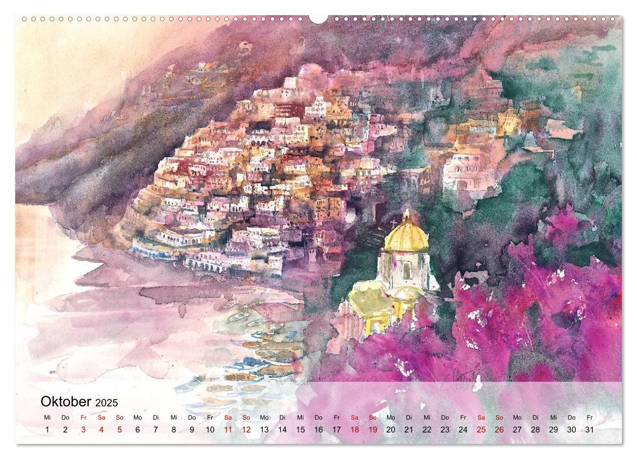 Bild: 9783383840319 | Aquarell auf Reisen - mit Eckard Funck (Wandkalender 2025 DIN A2...