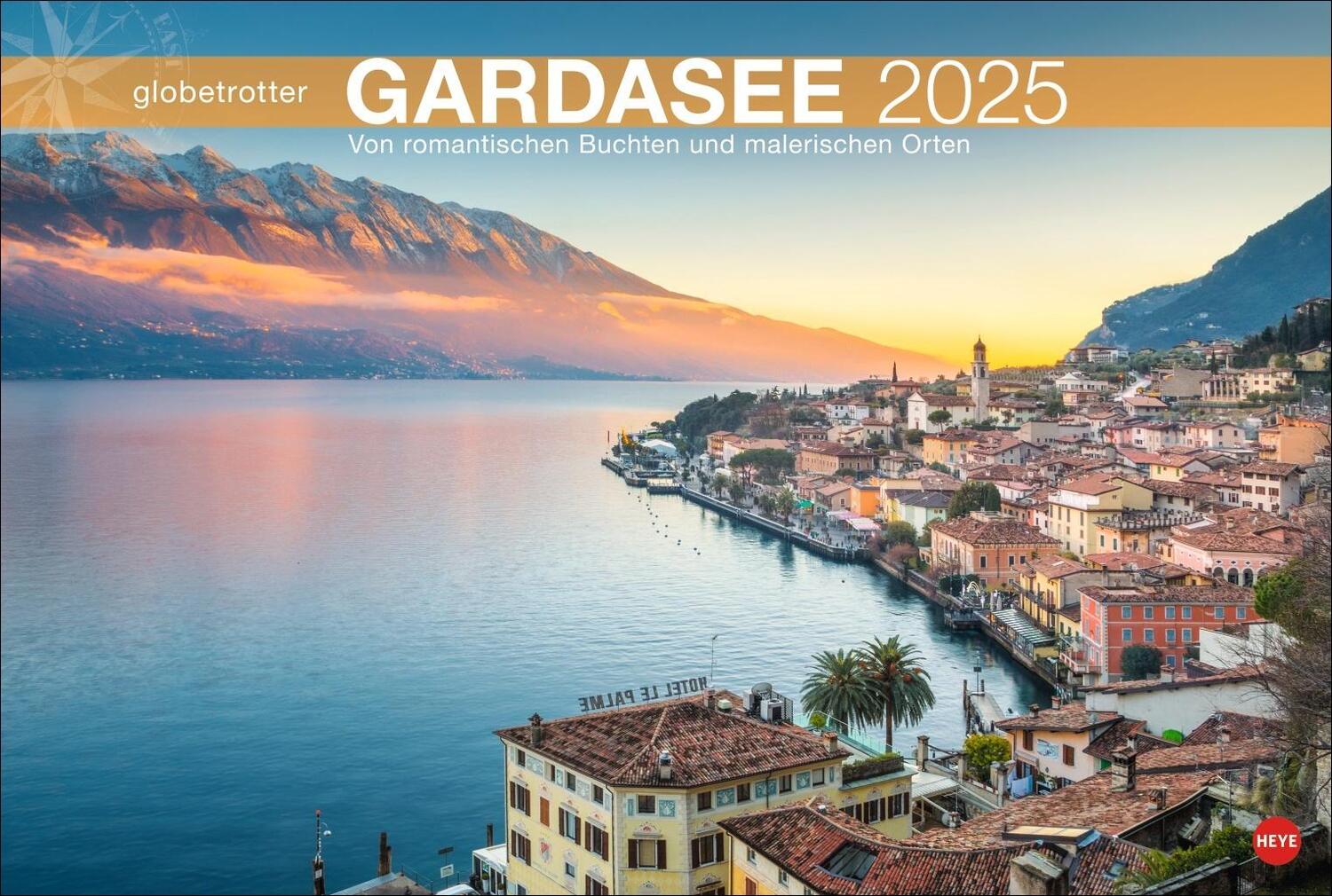 Cover: 9783756404896 | Gardasee Globetrotter Kalender 2025 - Von romantischen Buchten und...