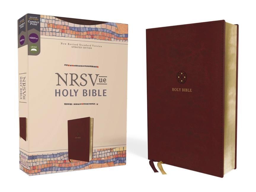 Cover: 9780310461449 | NRSVue, Holy Bible, Leathersoft, Burgundy, Comfort Print | Zondervan