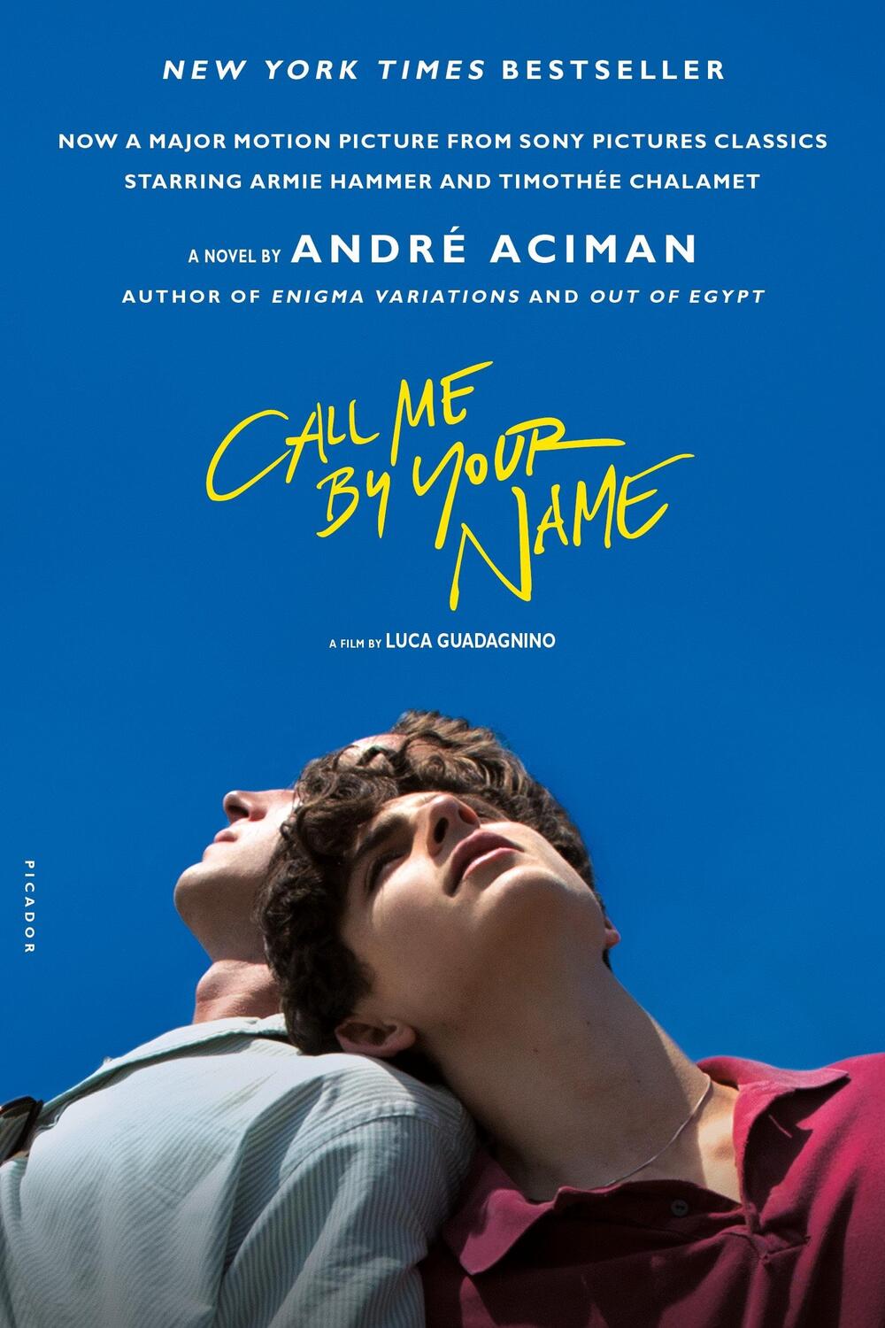 Cover: 9781250169440 | Call Me by Your Name. Movie Tie-In | A Novel | André Aciman | Buch