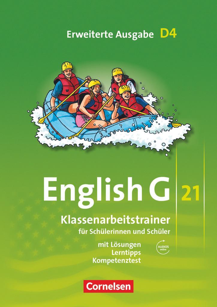 Cover: 9783060322534 | English G 21. Erweiterte Ausgabe D 4. Klassenarbeitstrainer mit...