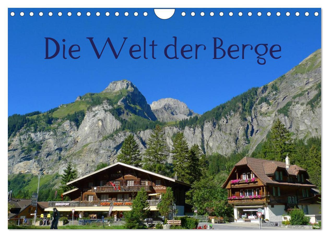 Cover: 9783435832538 | Die Welt der Berge (Wandkalender 2025 DIN A4 quer), CALVENDO...