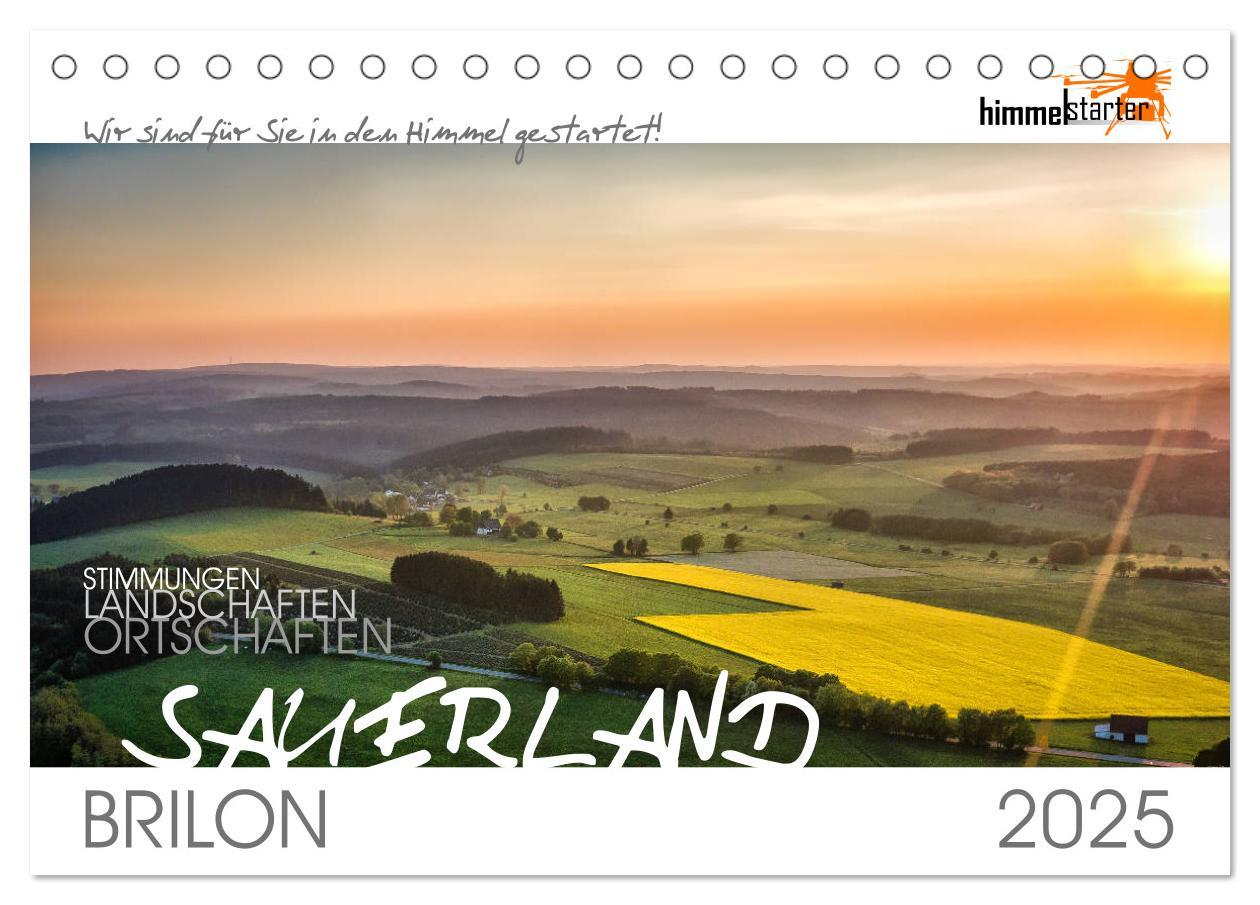 Cover: 9783435430888 | Das Sauerland bei Brilon aus der Vogelperspektive (Tischkalender...