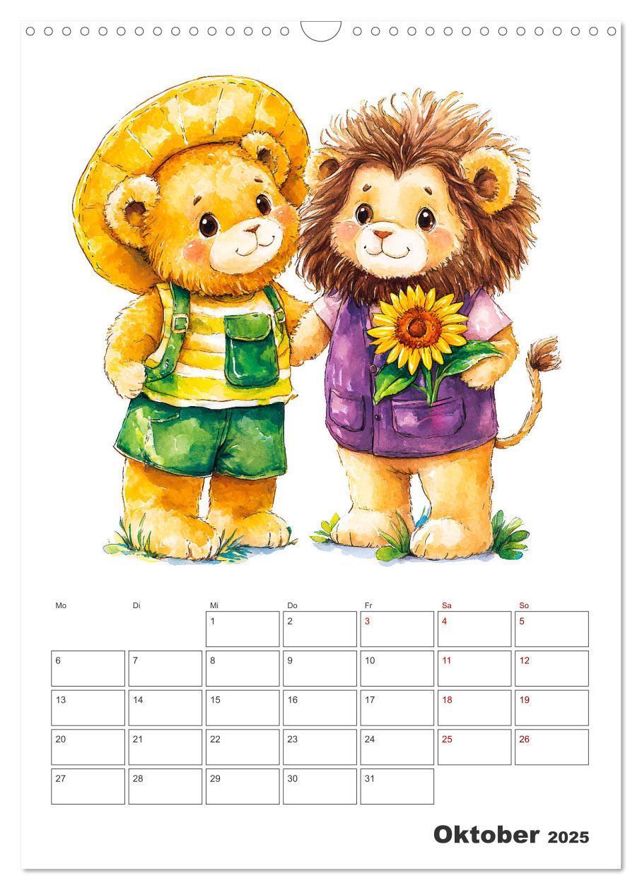 Bild: 9783457187760 | Mein tierischer Planer - Spaßiger Notiz-Kalender für Kinder...