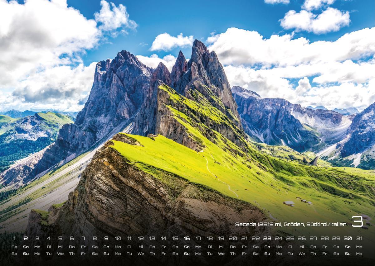 Bild: 9783986733766 | Die Alpen - dem Himmel so nah - 2025 - Kalender DIN A3 | GP-Fever.de