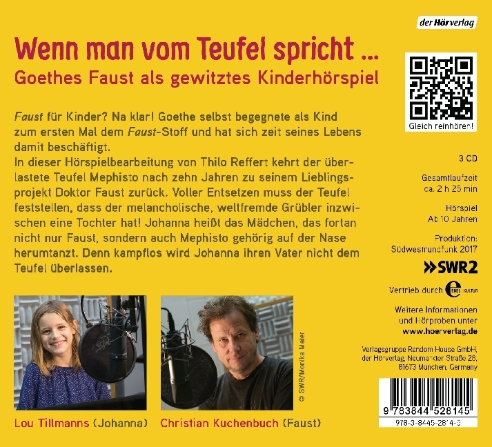 Bild: 9783844528145 | Faustinchen, 3 Audio-CDs | Thilo Reffert (u. a.) | Audio-CD | 3 CDs