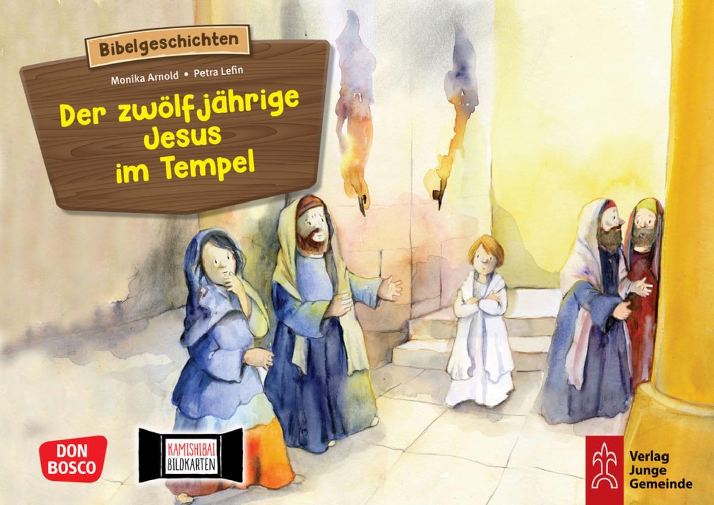 Cover: 4260179513725 | Der zwölfjährige Jesus im Tempel. Kamishibai Bildkartenset. | Arnold