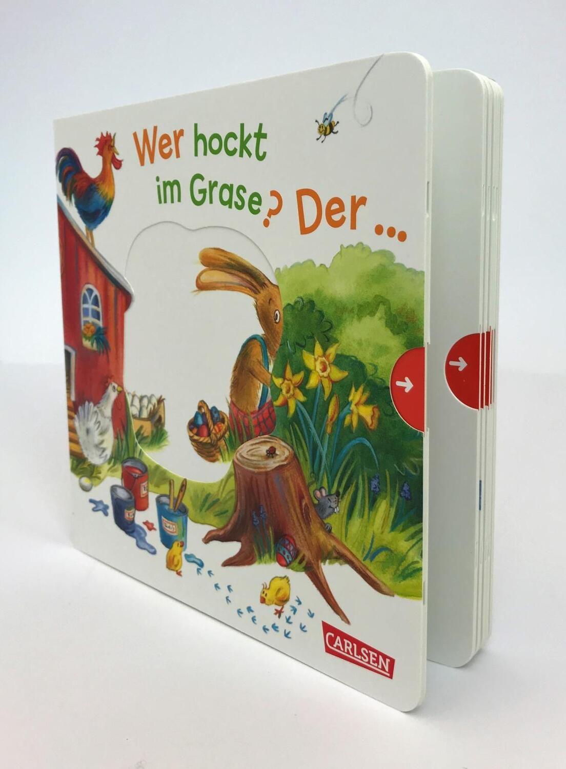 Bild: 9783551171115 | Wer hockt im Grase? Der ... Osterhase! | Sandra Grimm | Buch | Deutsch