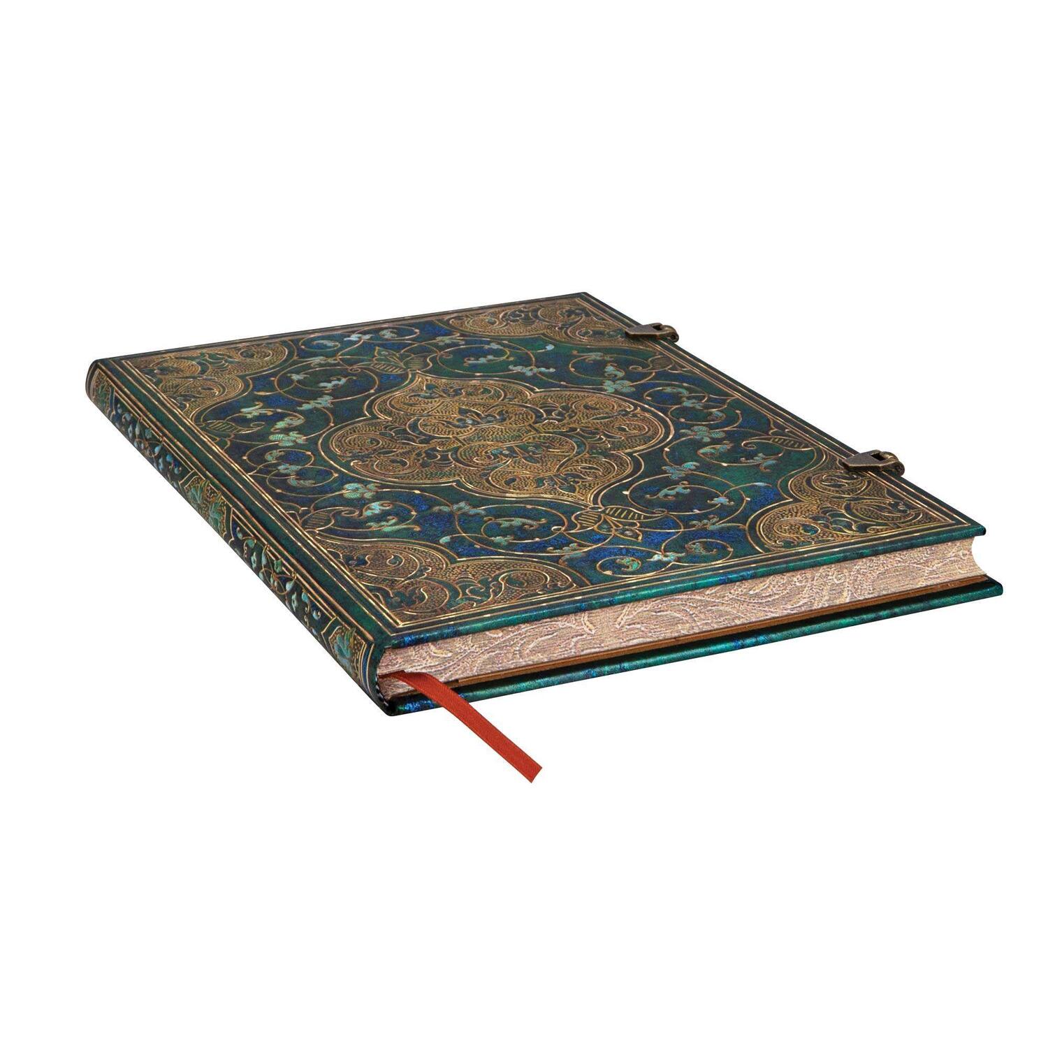 Bild: 9781439732137 | Paperblanks Turquoise Chronicles Hardcover Ultra Lined Clasp...