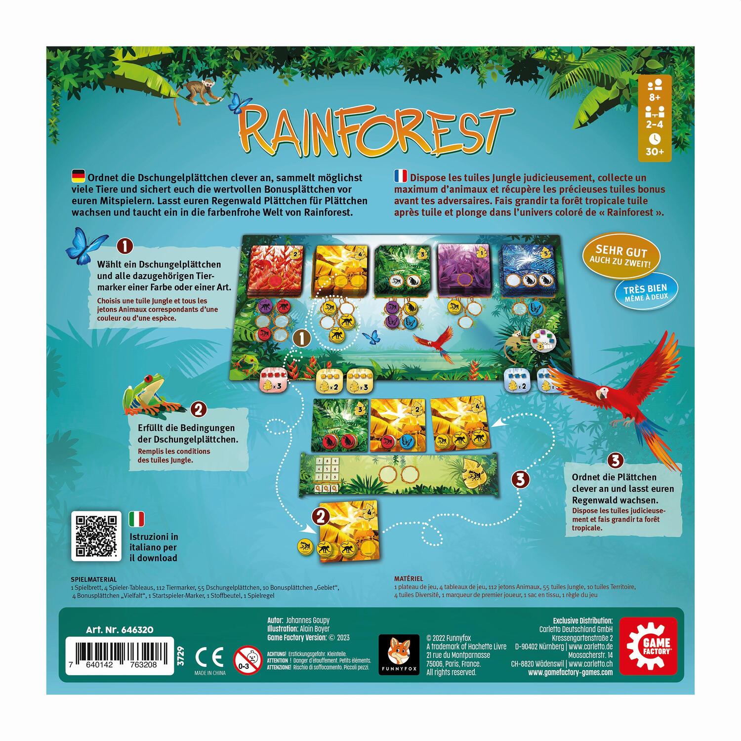 Bild: 7640142763208 | Game Factory - Rainforest | Game Factory | Spiel | 646320 | Deutsch