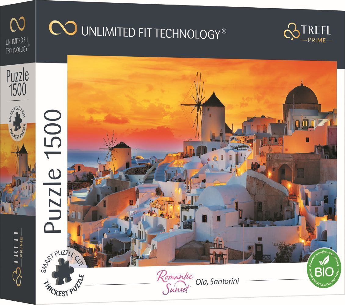 Cover: 5900511261950 | UFT Puzzle 1500 - Romantic Sunset: Santorini | Spiel | Kartonage