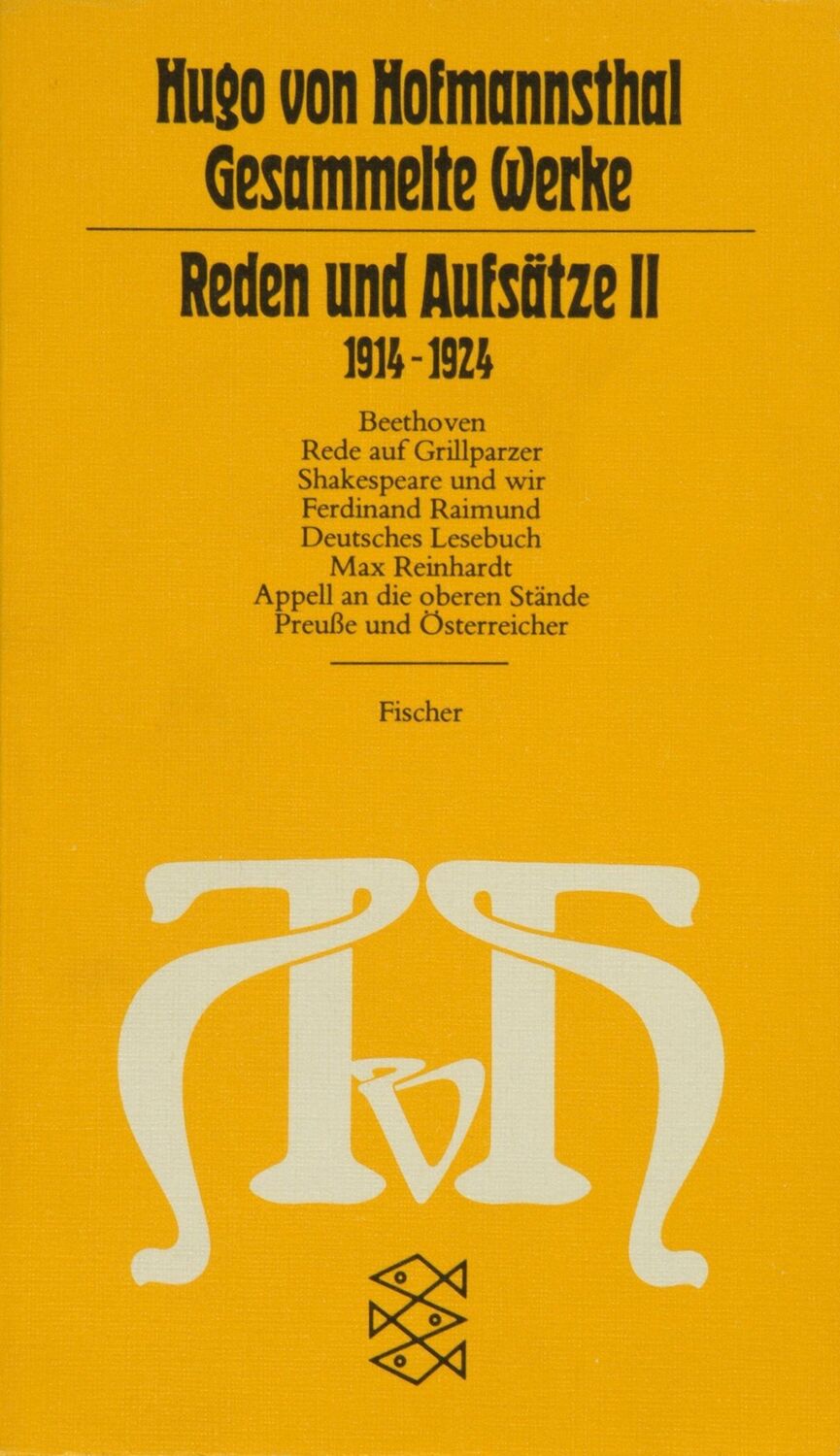 Cover: 9783596221677 | Reden und Aufsätze II | Hugo von Hofmannsthal | Taschenbuch | 560 S.