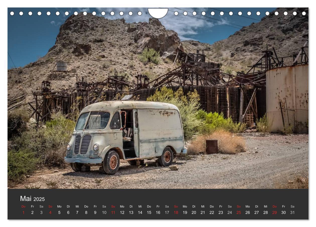 Bild: 9783435576739 | Vergessene Zeitzeugen entlang der Route 66 (Wandkalender 2025 DIN...