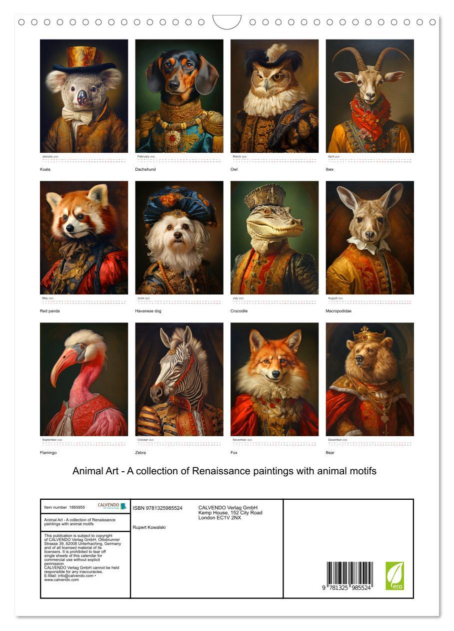 Bild: 9781325985524 | Animal Art - A collection of Renaissance paintings with animal...